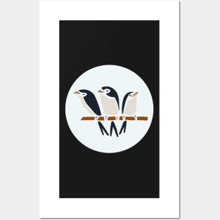 Cute 3 Little Birds Posters and Art